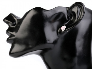 Náušnice se Swarovski Elements srdce