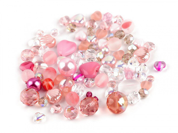 Skleněné korálky ramš broušené ohňovky