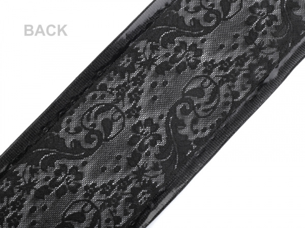 Elastická krajka se silikonem šíře 10,5 cm