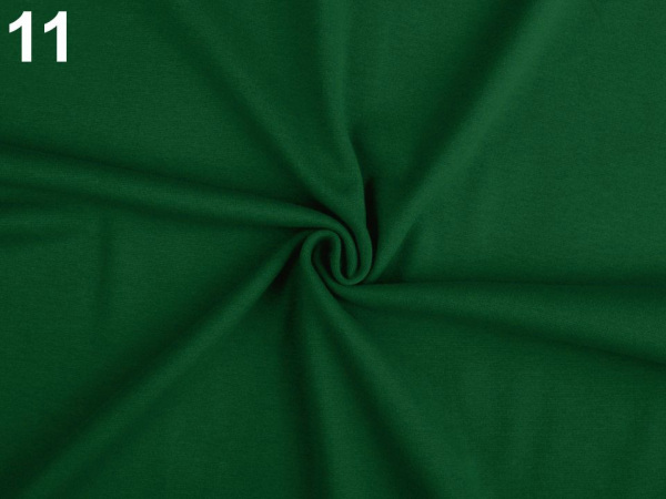 Úplet bavlněný elastický hladký / náplet