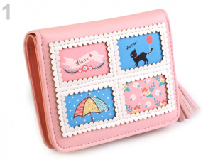 Peněženka se střapcem 9x11,5 cm