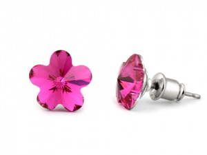 Náušnice se Swarovski Elements květ