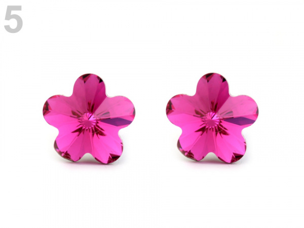 Náušnice se Swarovski Elements květ