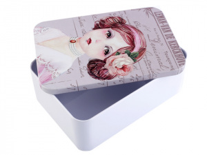 Plechová krabička s víkem Languo