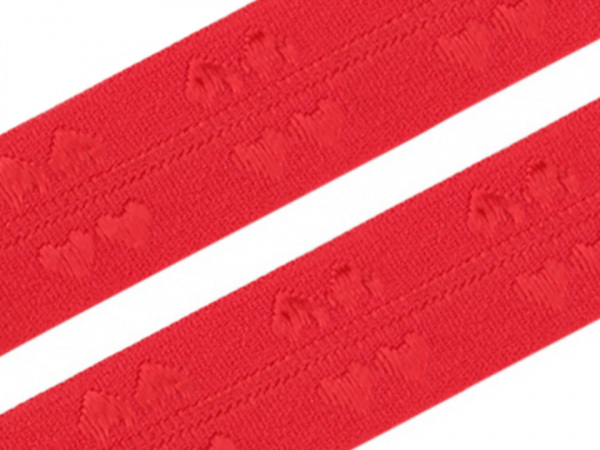 Lemovací pruženka šíře 20 mm se srdíčky