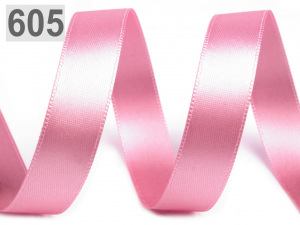 Atlasová stuha oboulící svazky po 5 m šíře 15 mm