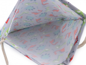 Vak na záda lama, dinosaurus 34x40 cm