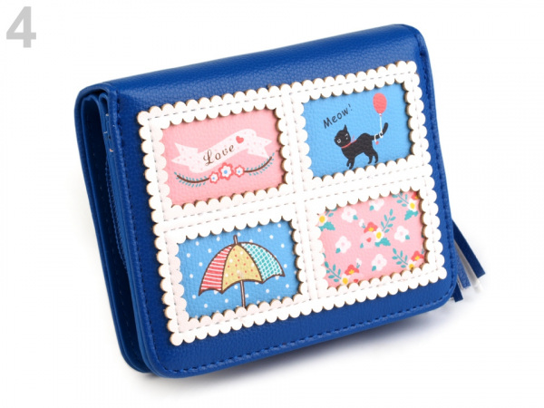 Peněženka se střapcem 9x11,5 cm