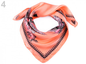 Hedvábný šátek kůň 50x50 cm 2. jakost