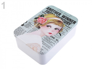 Plechová krabička s víkem Languo