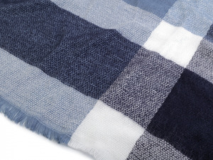 Velký teplý šátek / pléd 140x140 cm