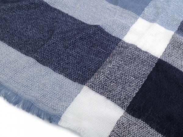 Velký teplý šátek / pléd 140x140 cm