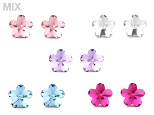 Náušnice se Swarovski Elements květ
