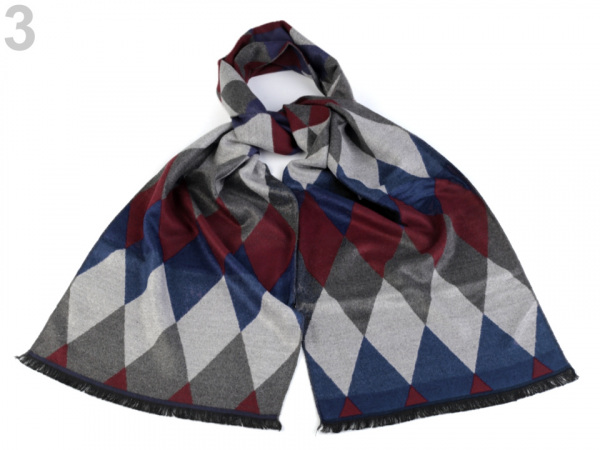 Pánská šála 31x180 cm