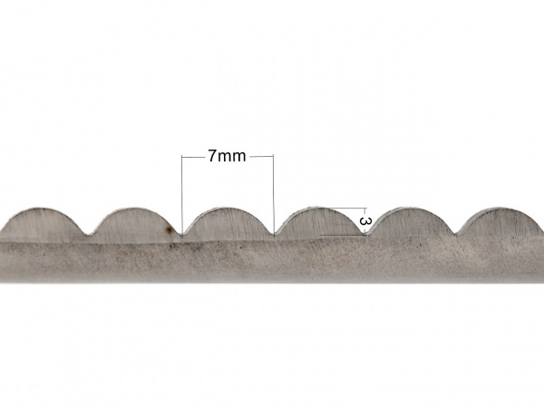 Nůžky entlovací délka 24 cm obloučky / zoubky