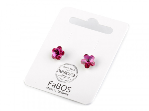 Náušnice se Swarovski Elements květ