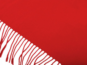 Šála typu pashmina jednobarevná s třásněmi 65x180 cm