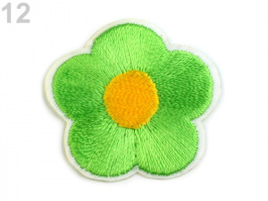 Nažehlovačka vyšívaný květ