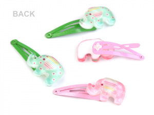 Sponka do vlasů pukačka slon, zebra