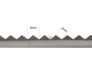 Nůžky entlovací délka 24 cm obloučky / zoubky