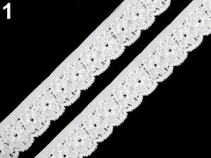 Ozdobná pruženka šíře 17 mm