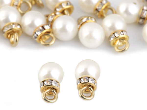 Přívěsek perla s rondelkou Ø8 mm