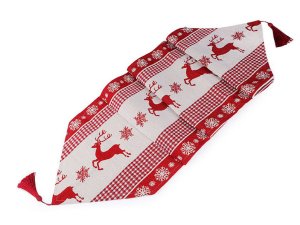 Běhoun / ubrus gobelín 34x175 cm vánoční