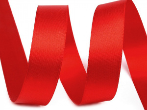 Atlasová stuha oboulící svazky po 5 m šíře 24 mm