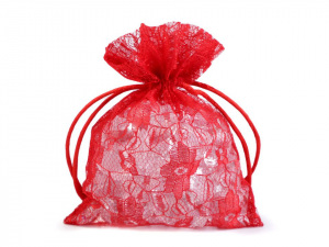 Dárkový pytlík krajkový 10x13 cm