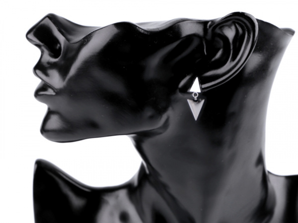 Náušnice z nerezové oceli trojúhelníky