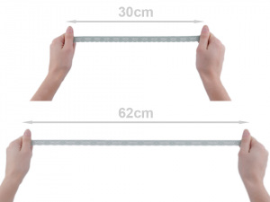 Ozdobná pruženka šíře 17 mm