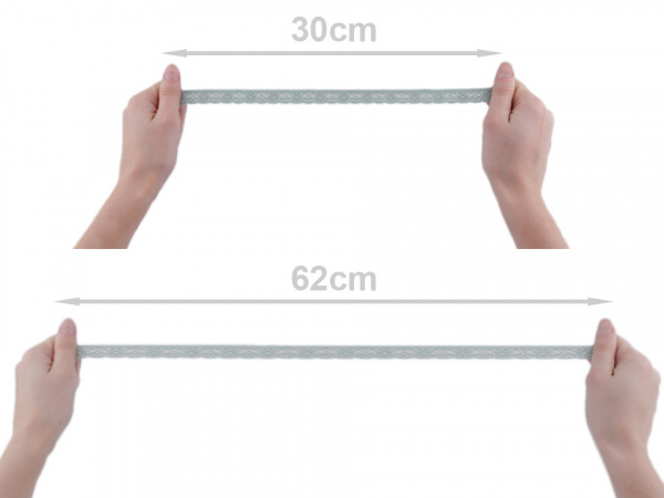 Ozdobná pruženka šíře 17 mm