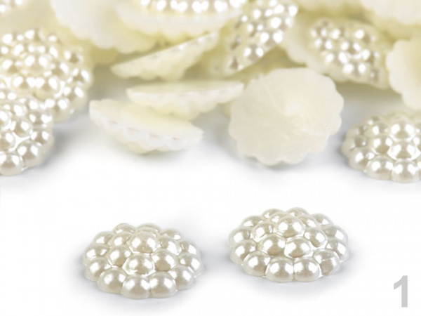 Perlová ozdoba k nalepení Ø13 mm