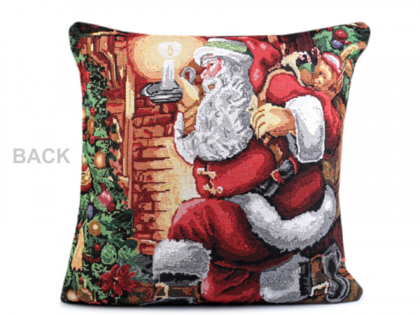 Vánoční povlak na polštář 46x46 cm gobelín