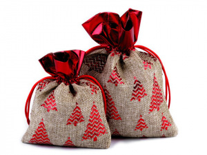 Dárkový pytlík 10x13 cm imitace juty