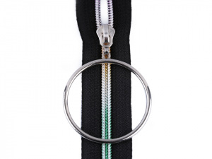 Jezdec ke spirálovým zipům 5 mm s velkým kroužkem