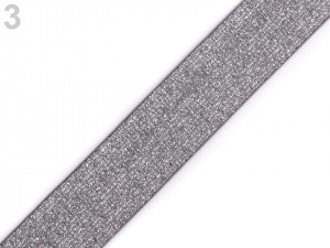 Pruženka s lurexem šíře 30 mm