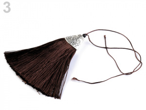 Střapec s orientálním kaplíkem délka 80 mm