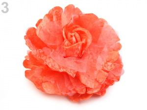 Brož / ozdoba růže Ø8 cm