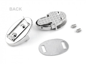 Sada zapínání na tašku 16x28 mm