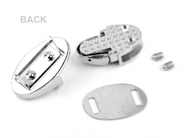 Sada zapínání na tašku 16x28 mm