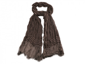 Pánská šála mačkaná 90x190 cm