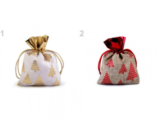 Dárkový pytlík 10x13 cm imitace juty