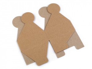 Papírová krabička natural malá