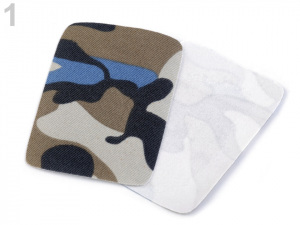 Nažehlovací záplaty maskáčové 5,3x7,9 cm