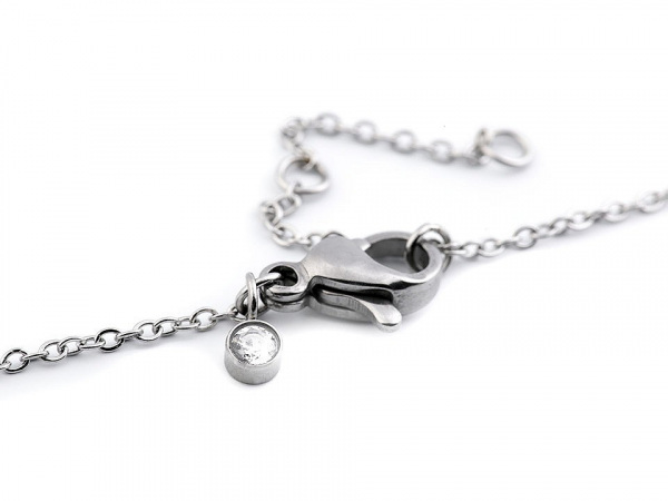 Náramek s křídly z nerezové oceli