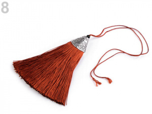 Střapec s orientálním kaplíkem délka 80 mm