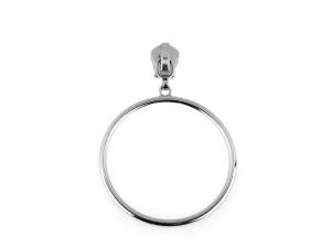 Jezdec ke spirálovým zipům 5 mm s velkým kroužkem