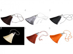 Střapec s orientálním kaplíkem délka 80 mm