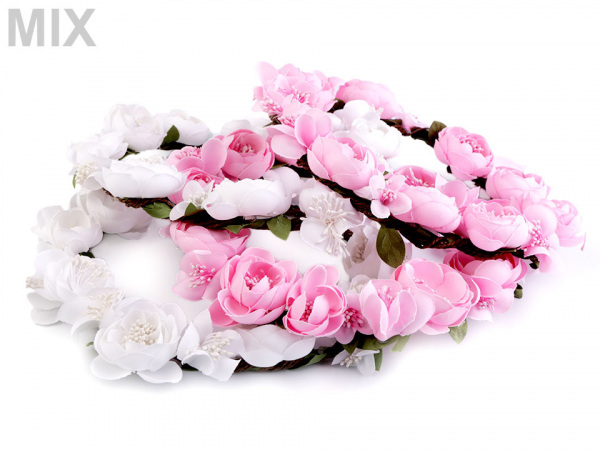 Květinový věneček do vlasů